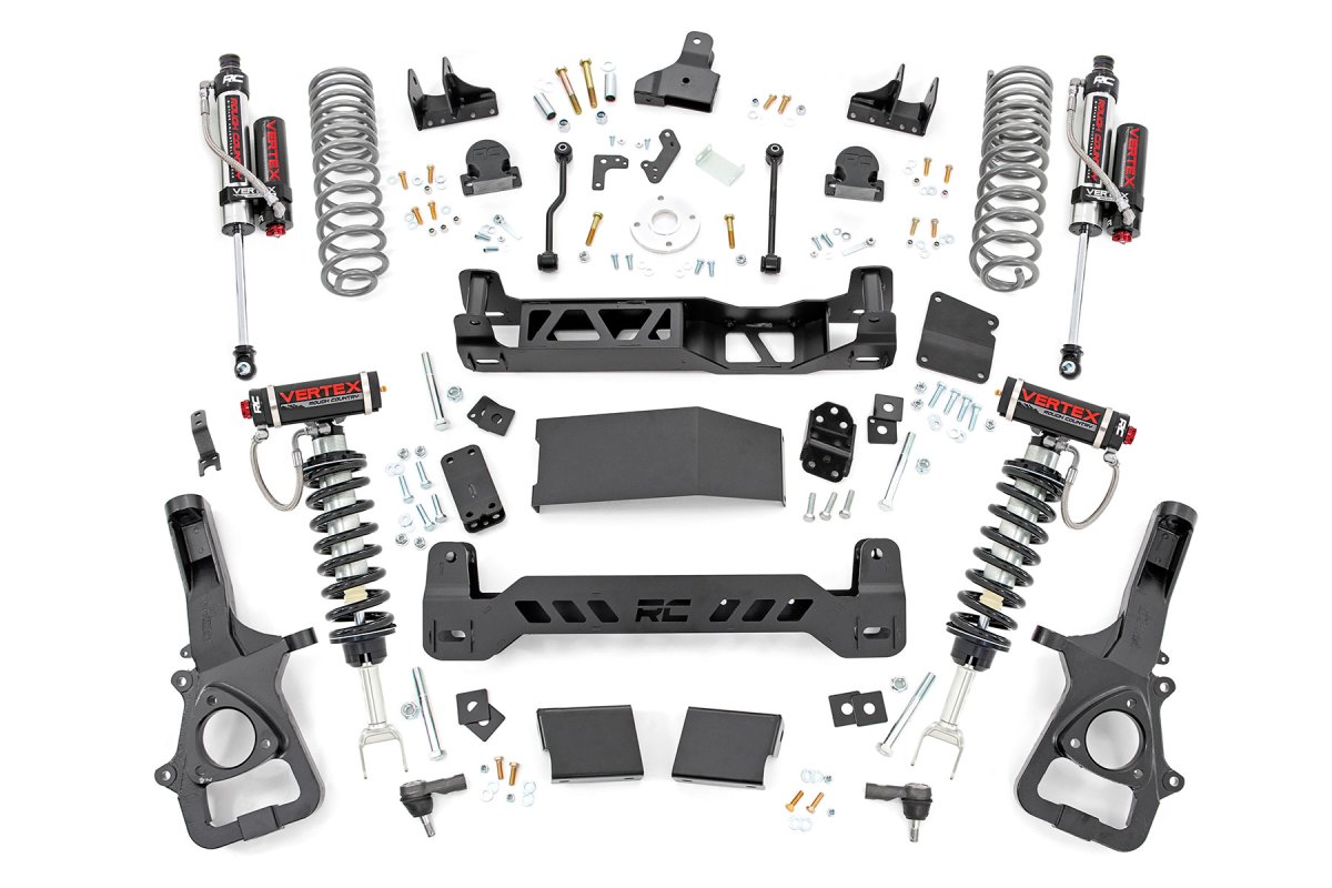 Ram 1500 Suspension Lift Kit - Rough Country - 6 Inch Lift Kit | 22XL | Vertex | Dual Rate Coils - '19-'24